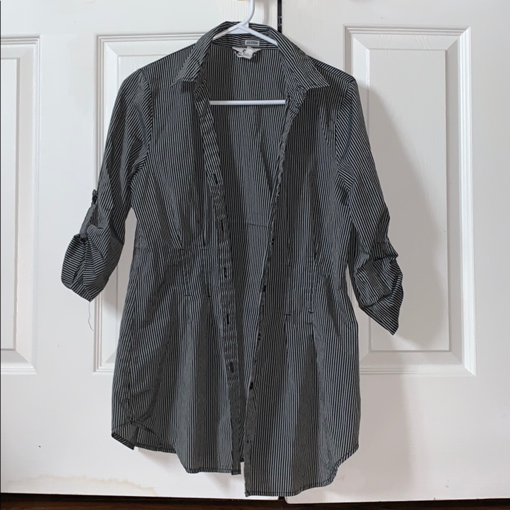 Pinstripe Blazer
